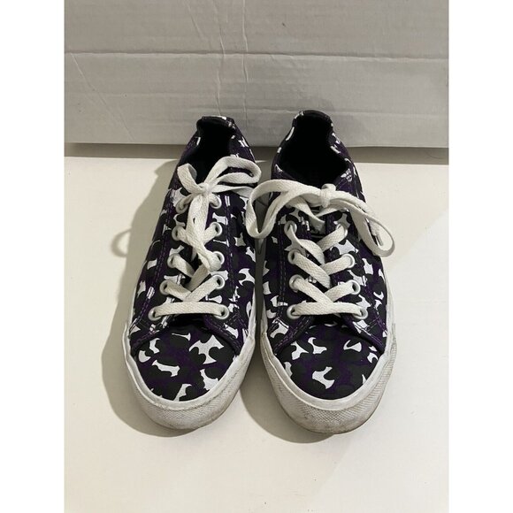 Converse Cons unisex Women 6 Men 4 Low Top Camo Purple sneaker shoes - Picture 2 of 8